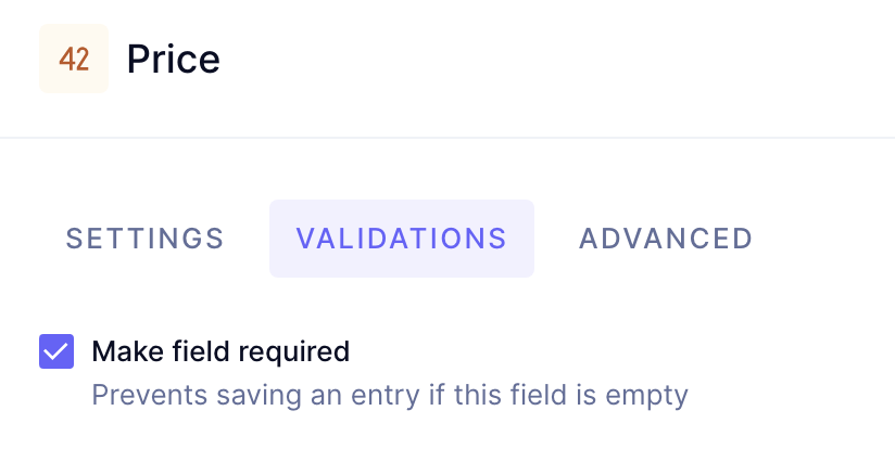 Set field as required