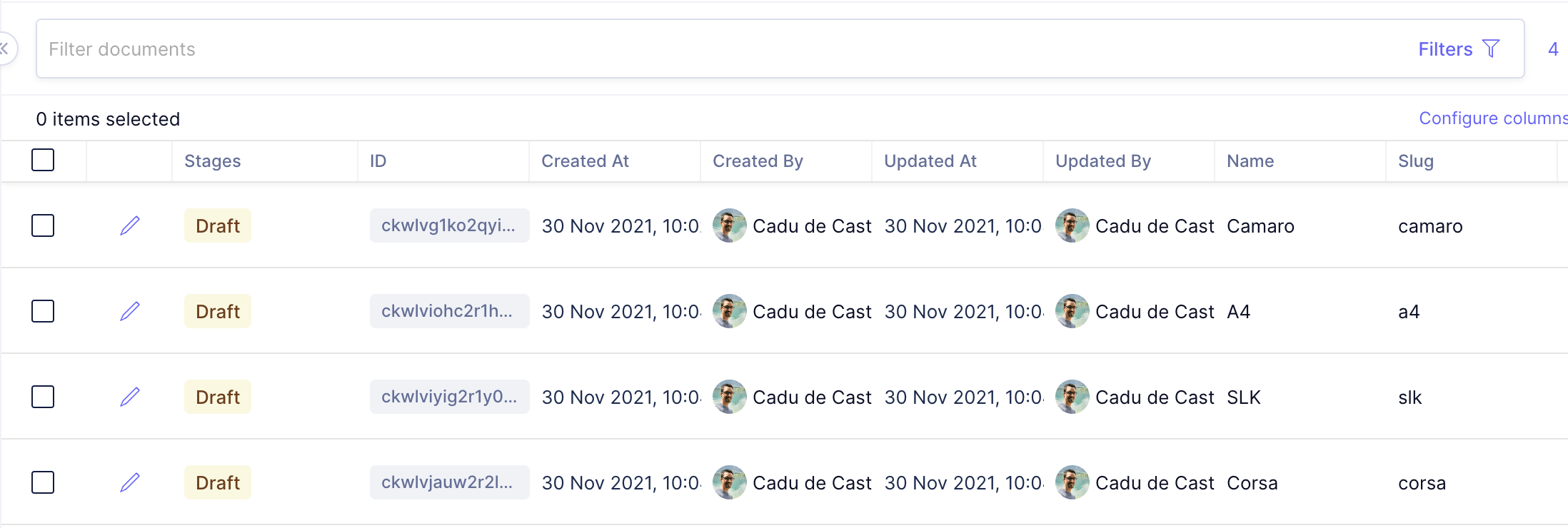 UI Extension Table Renderer