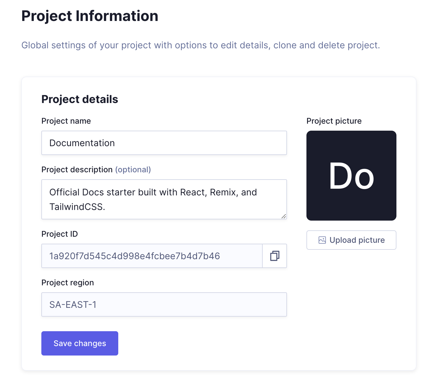 Project details